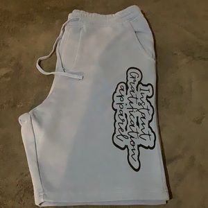 Instant gratification apparel pigment blue shorts